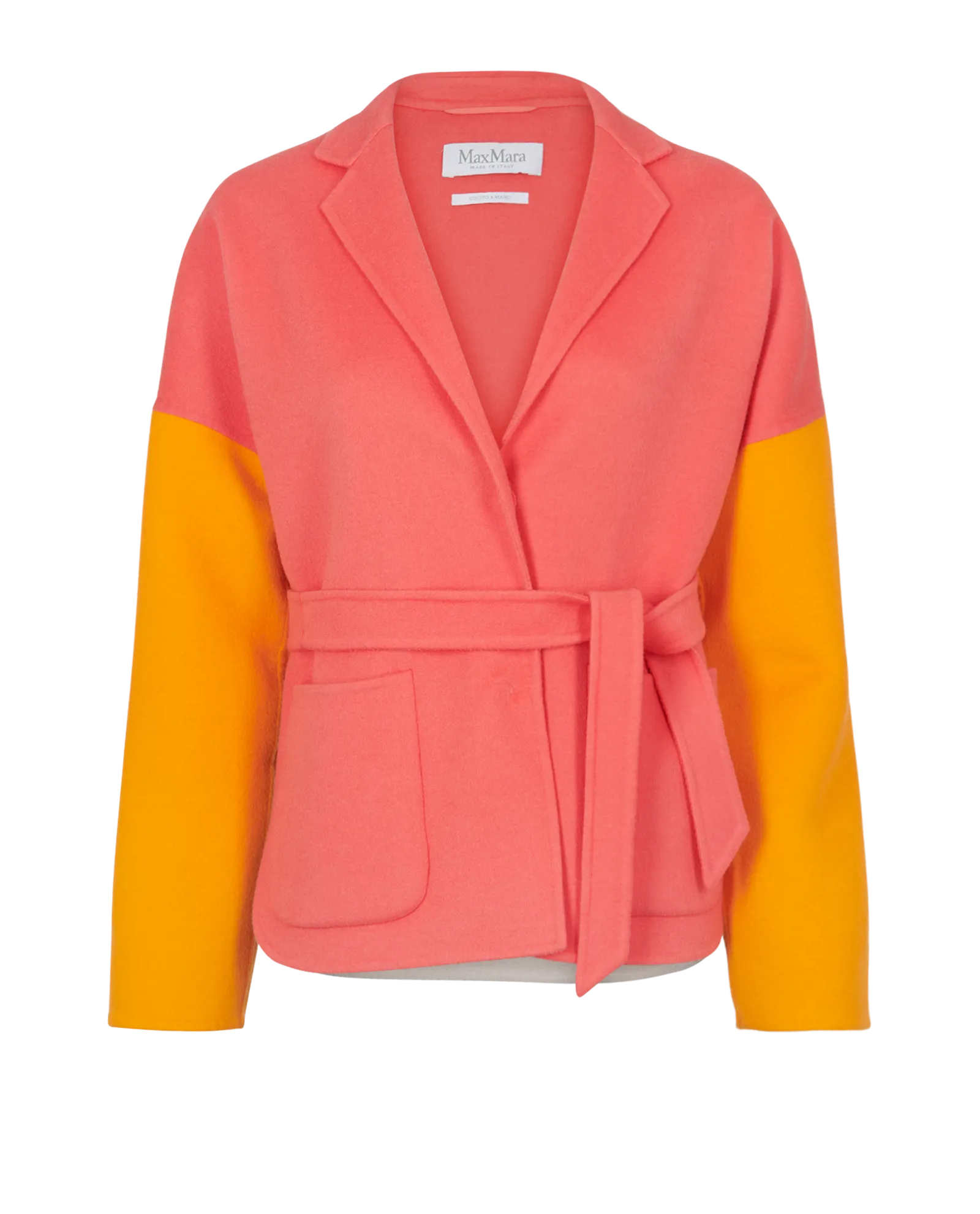 Max Mara Colour Block Short Coat