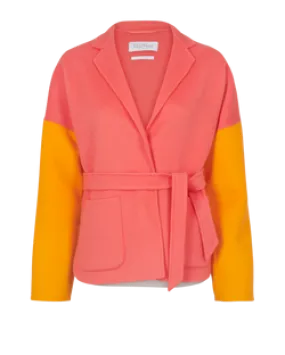 Max Mara Colour Block Short Coat