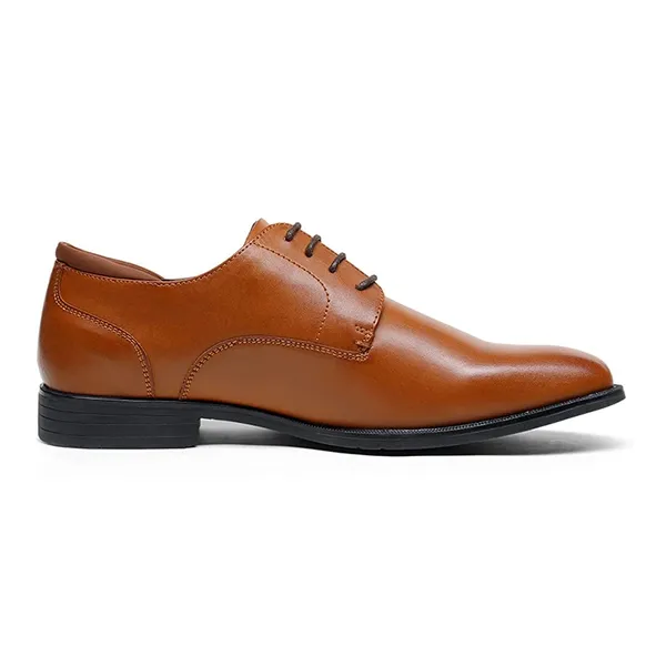 Men's Classic Vegan Leather Plain Toe Formal Oxfords