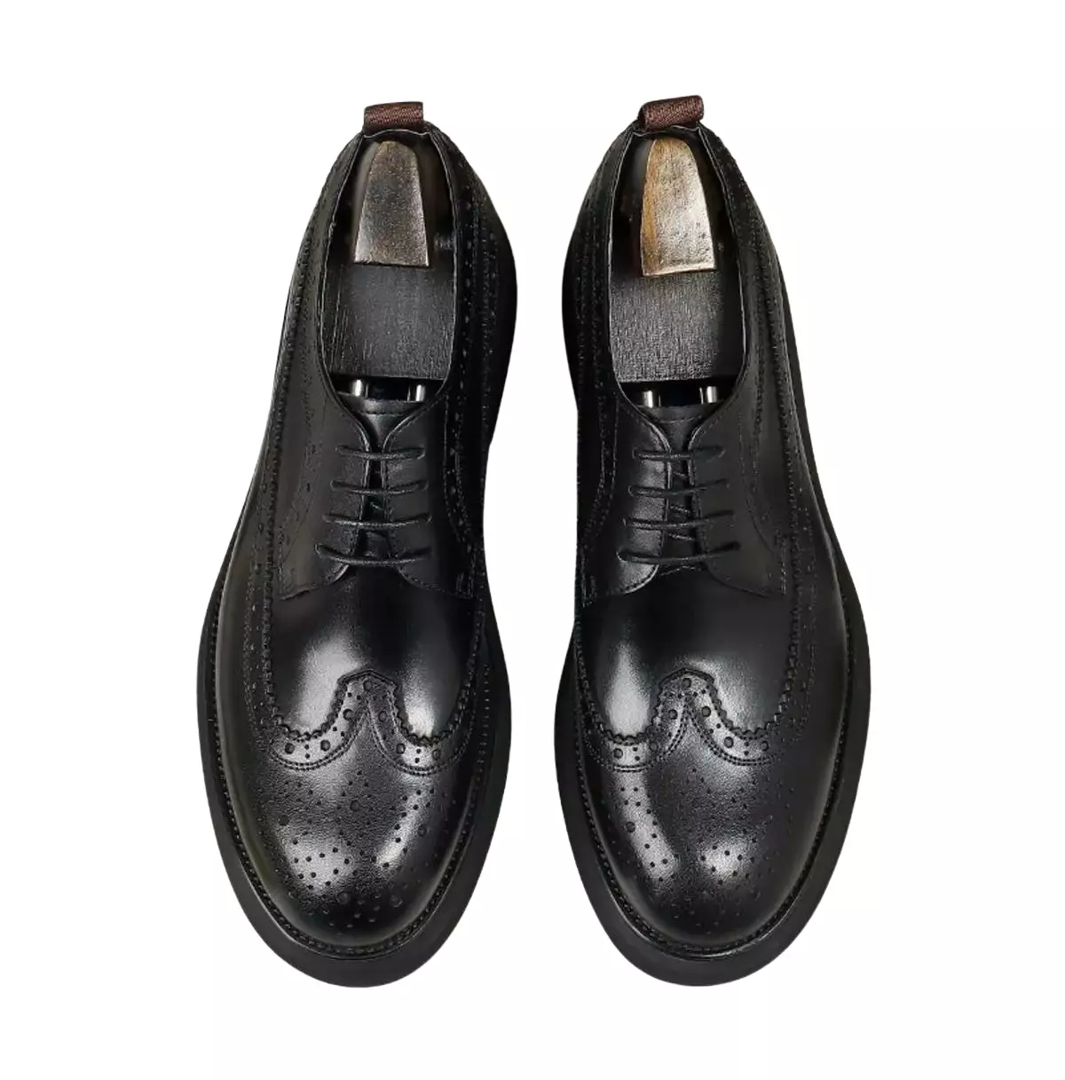 Men's Handmade Leather Classic Brogue Oxfords Dress Shoes