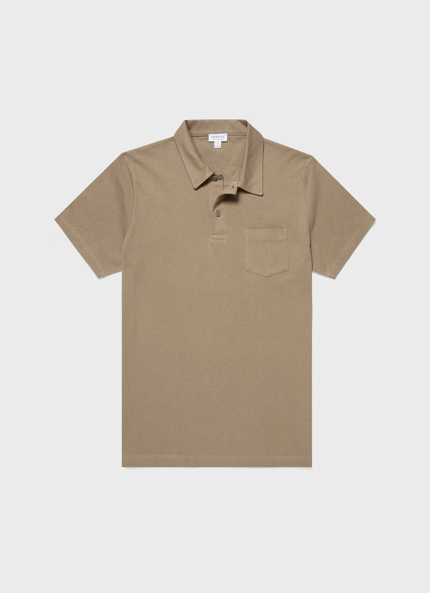 Men's Riviera Polo Shirt in Dark Stone