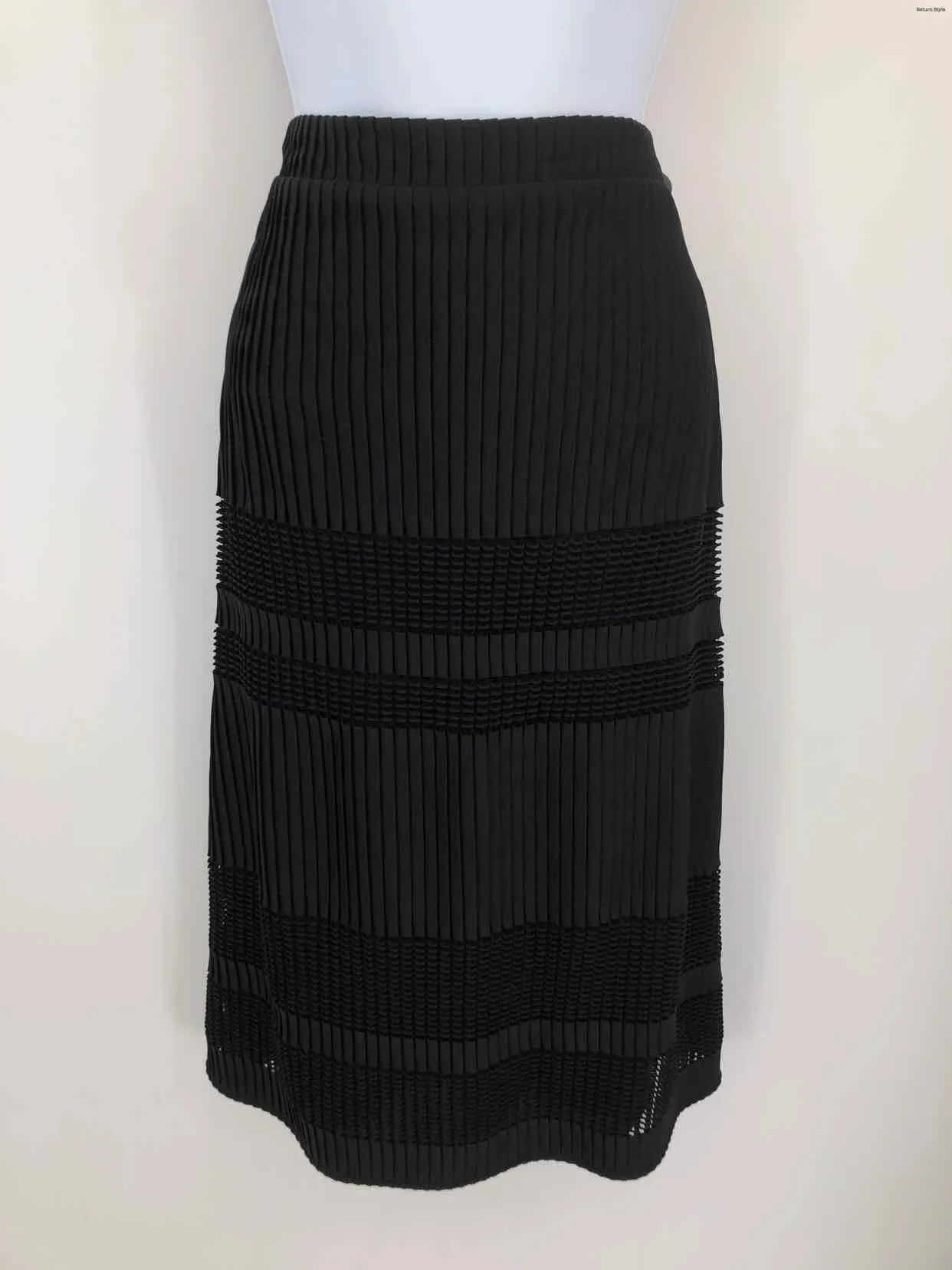 MNG Black Top & Skirt Size LARGE  (L) Skirt Set