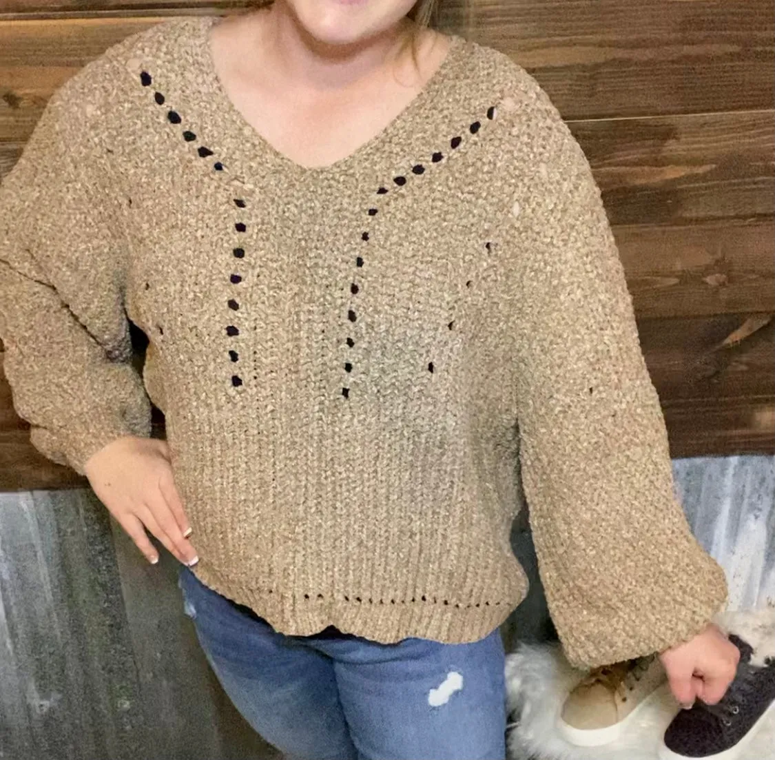 Mocha Sweater (Medium)