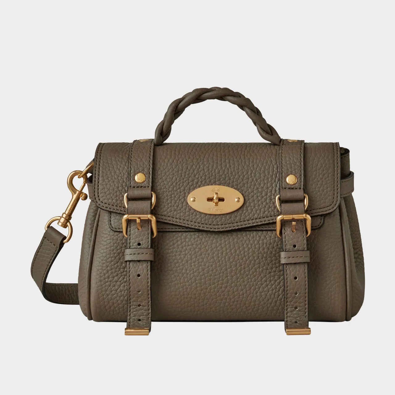 MULBERRY The Sustainable Edit Alexa Mini Satchel - Linen Green