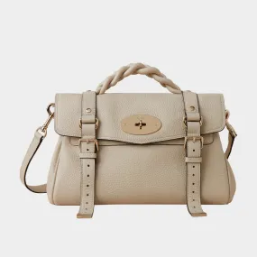 MULBERRY The Sustainable Edit Alexa Satchel - Chalk