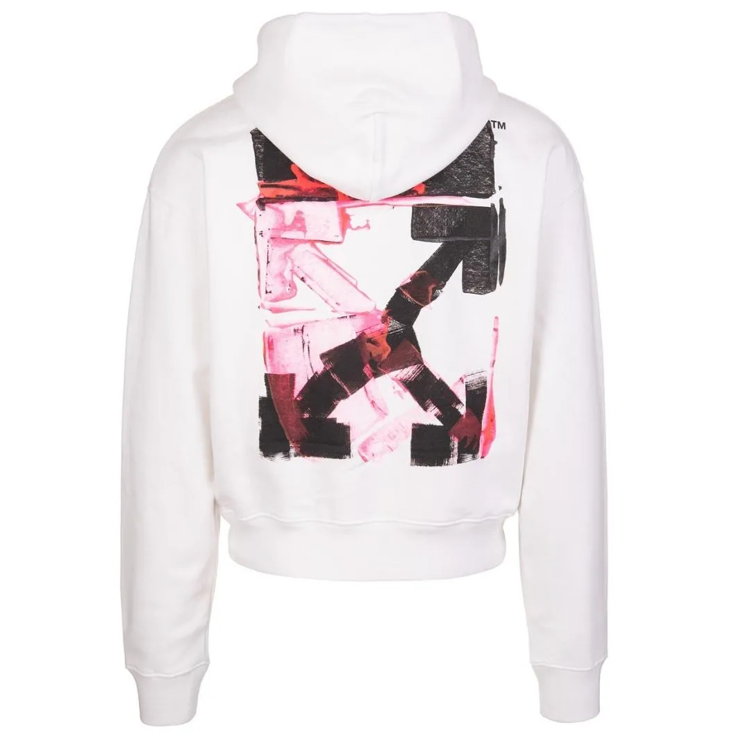 Off White Mens Hoodie Ombb037F21Fle0150132 White