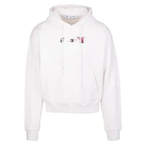 Off White Mens Hoodie Ombb037F21Fle0150132 White