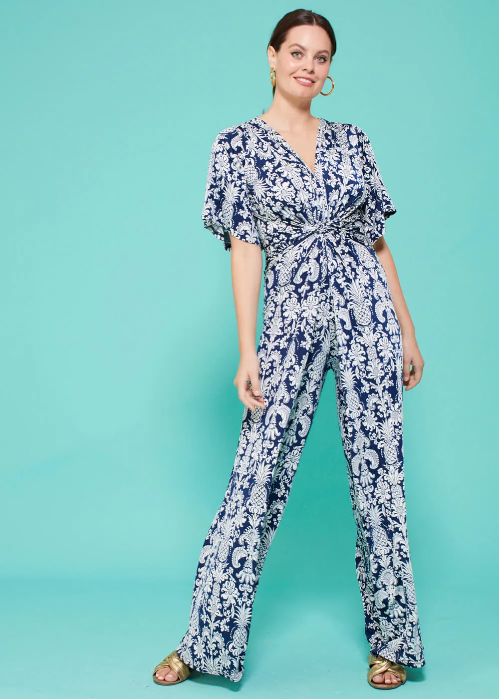 Onjenu Dakota Pina Jumpsuit Navy Blue