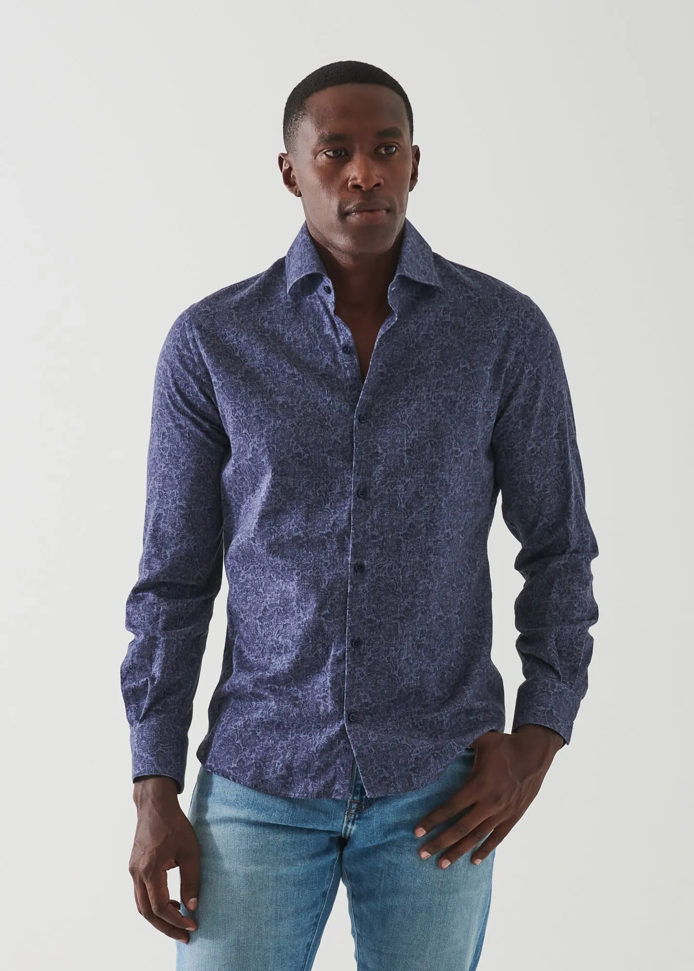 PAISLEY PRINT COTTON SHIRT