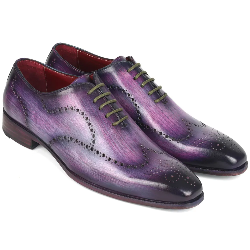 Paul Parkman Wingtip Oxfords Purple