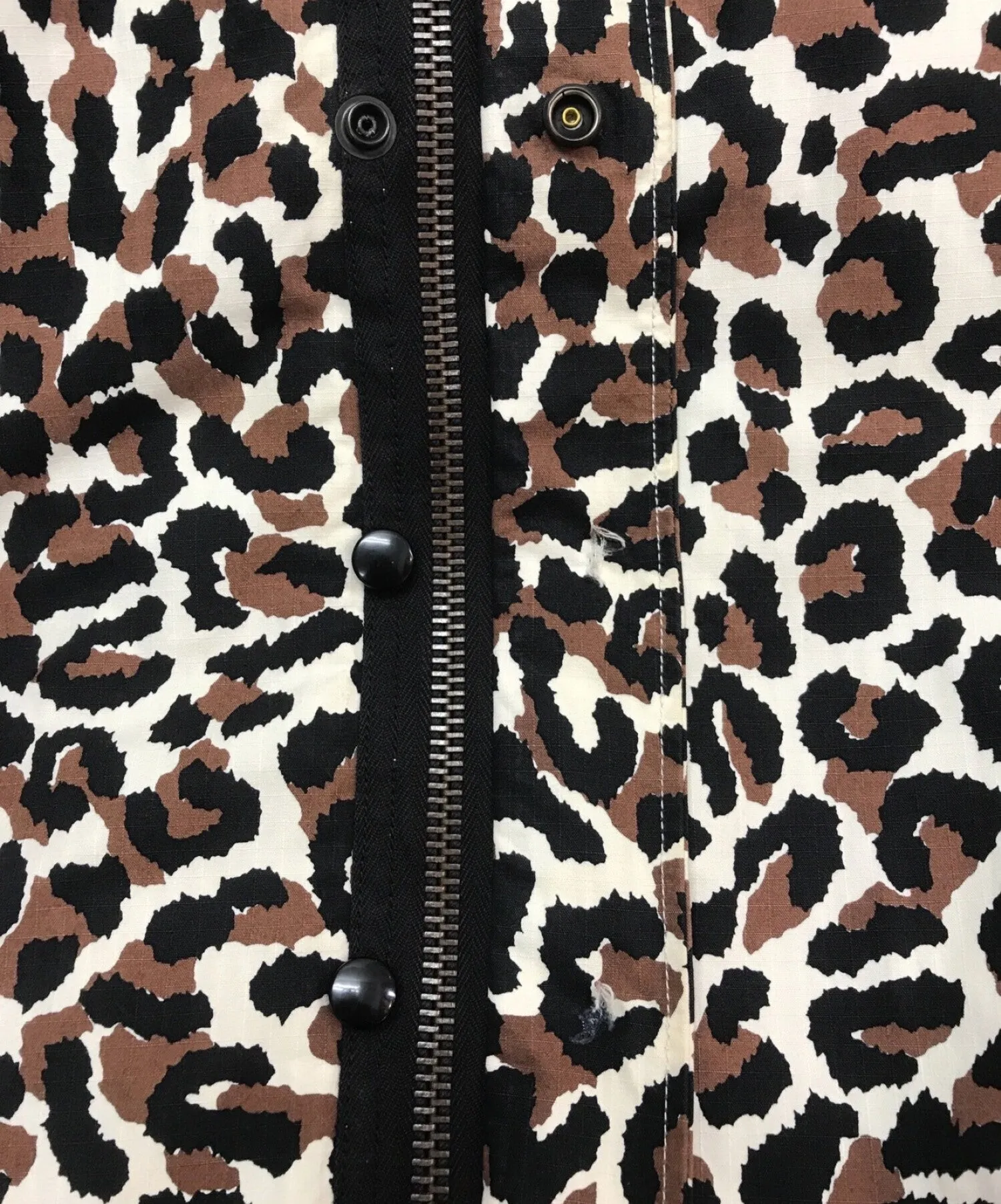 [Pre-owned] WACKO MARIA M-1948 Leopard Mod Coat M-48/Hooded Coat/