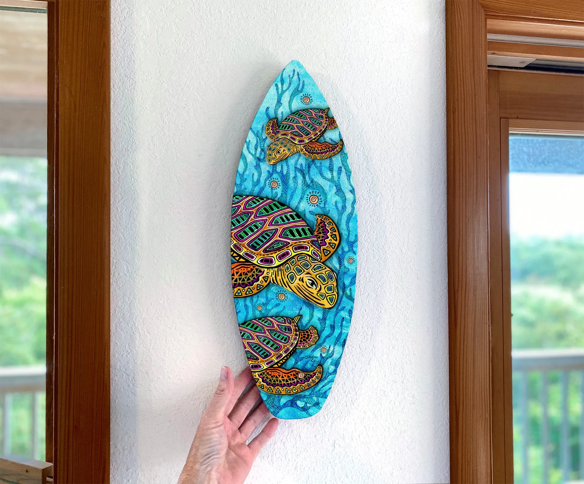 Primitive Loggerheads Surfboard Wall Art