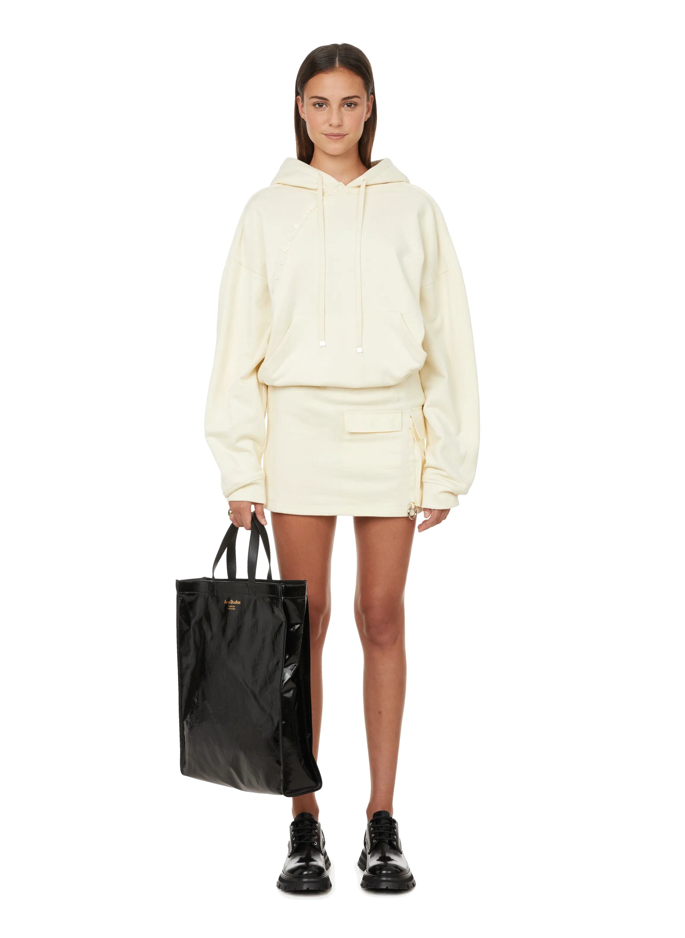 Private policy  Cotton sweater dress - Beige