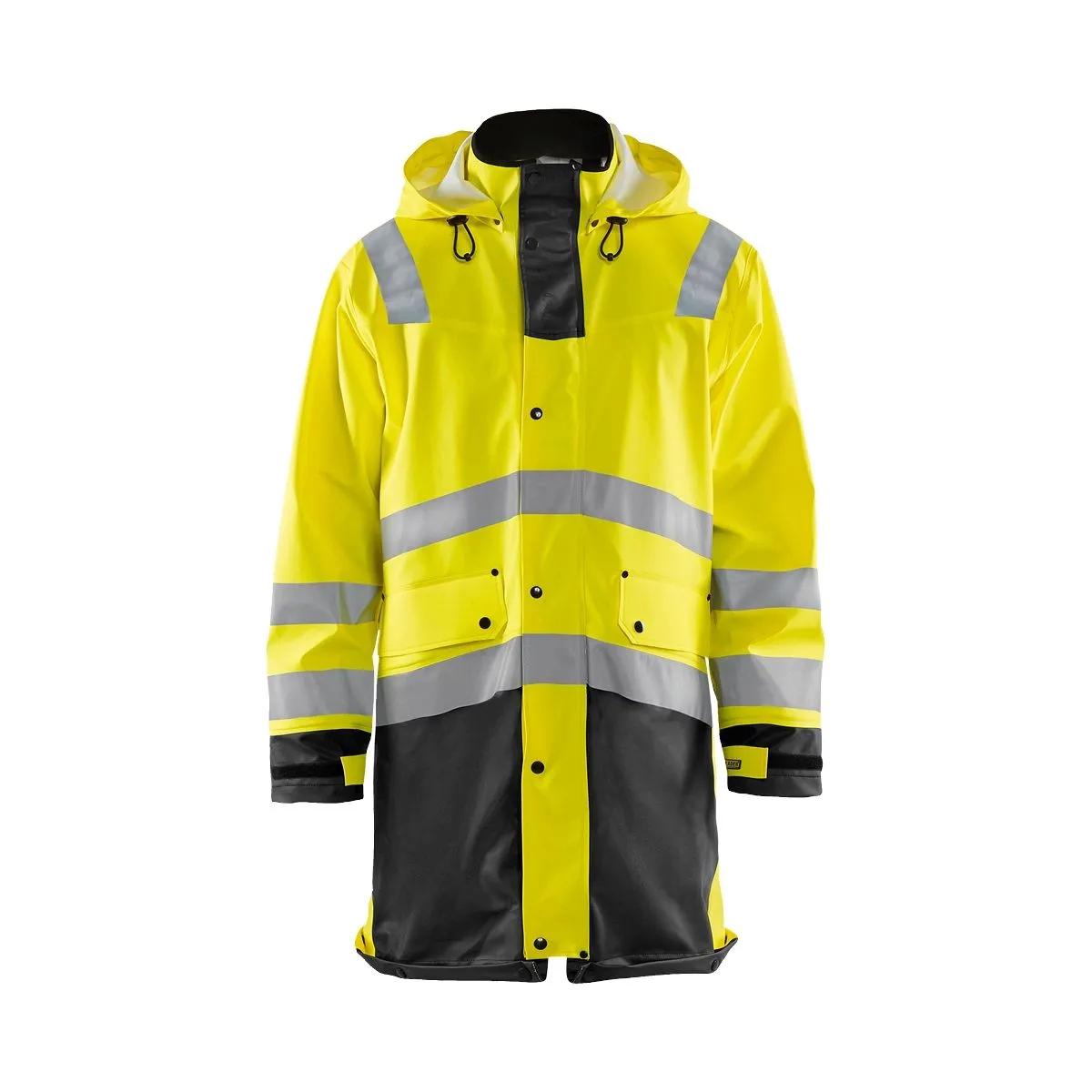 Rain Coat High Vis Level 2 4306 High Vis Oranje/Marine - Blåkl&