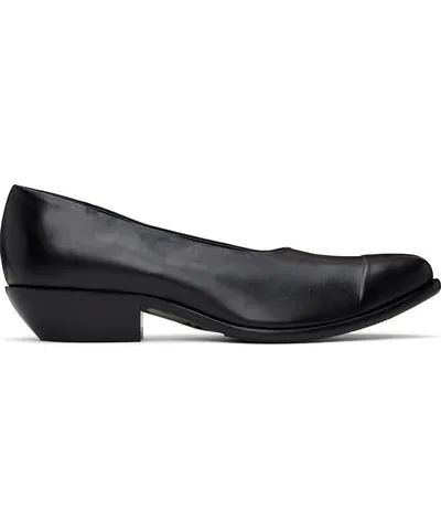 Random Identities Black Pantoufle Loafers