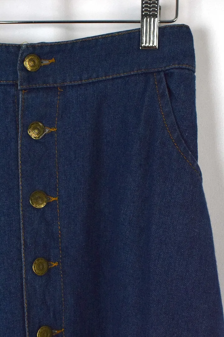 Reworked Denim Skirt