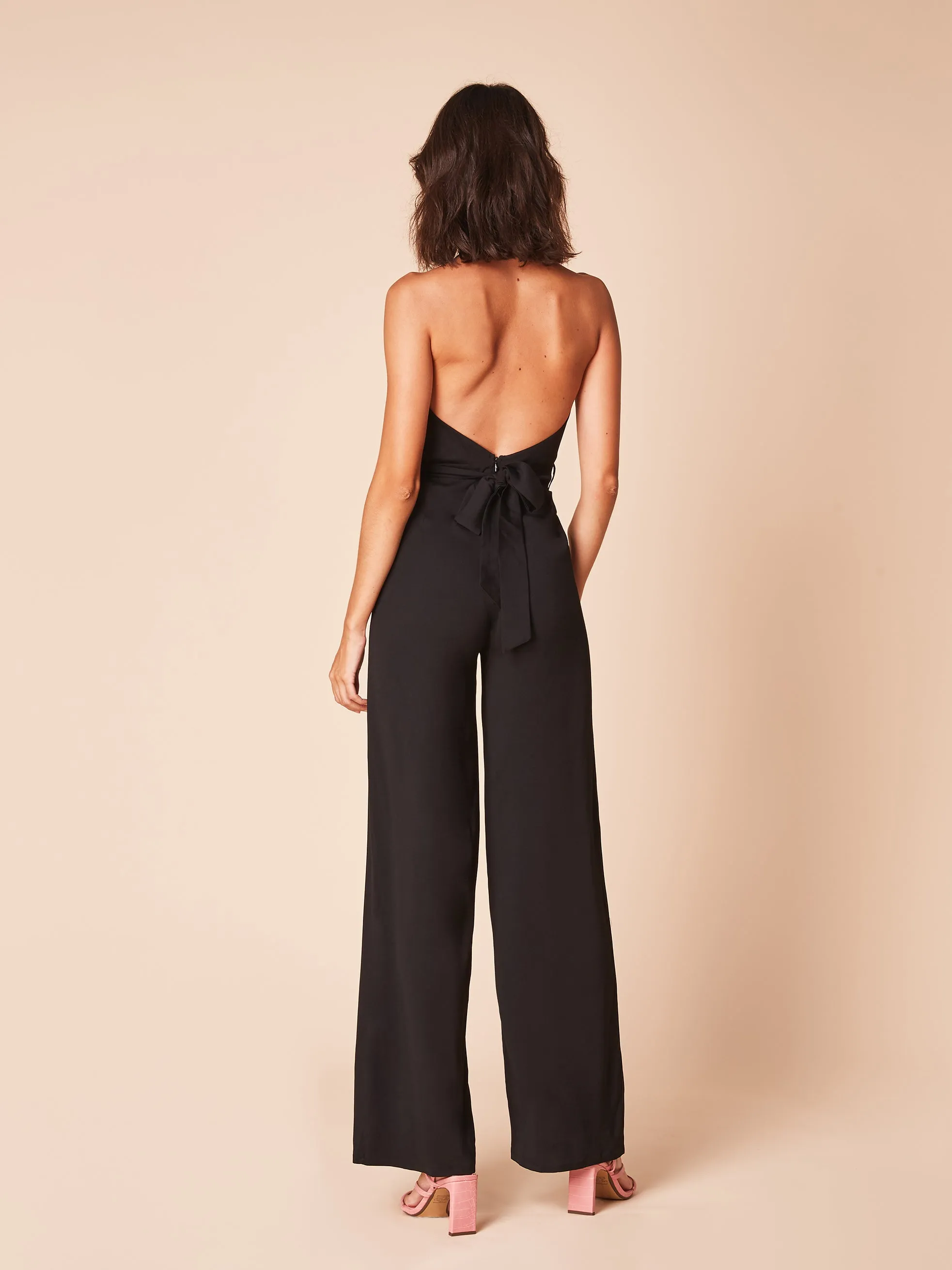 Rosa Deep V Neck Jumpsuit