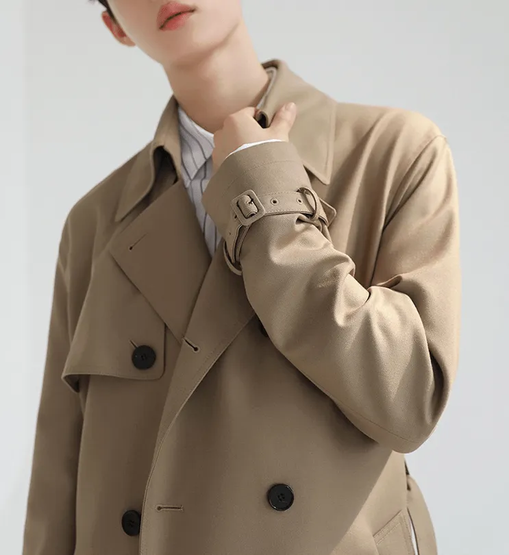 RT No. 2796 KHAKI TRENCH COAT