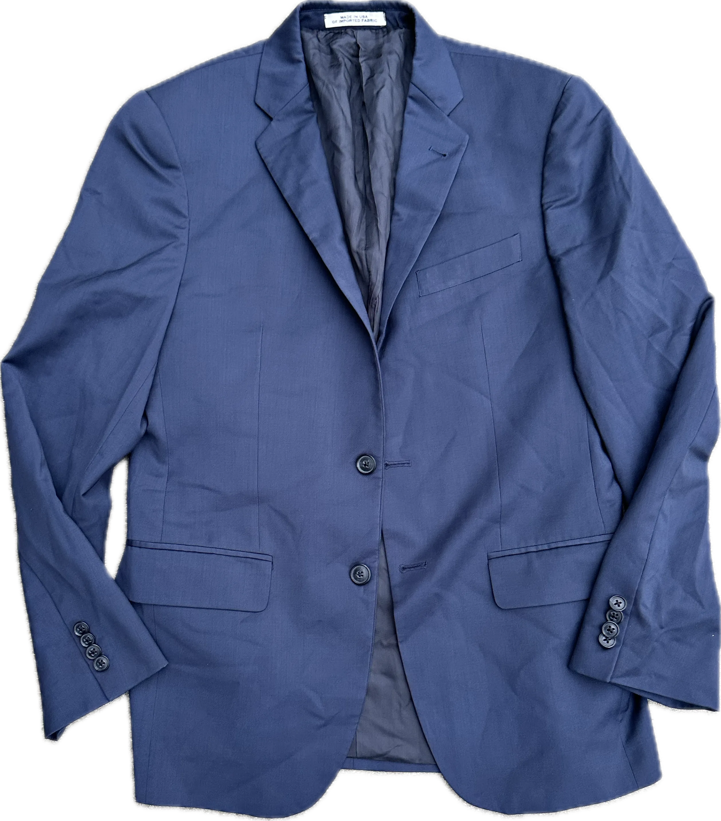 SHADES OF BLUE: Stahl's HERO Blue made in Italy Designer Sport Coat from Episode 108/109