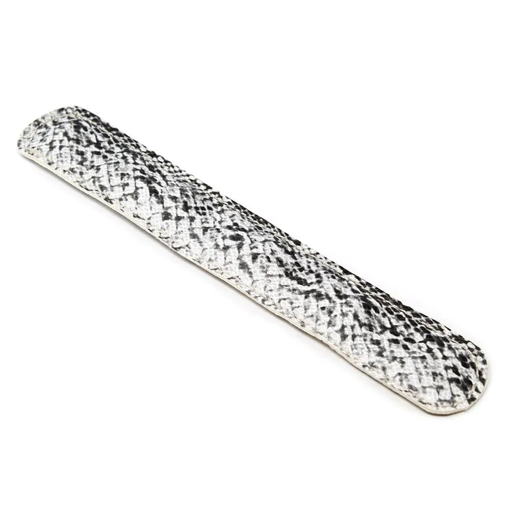 Snake Skin Wrap Bracelet Black/White