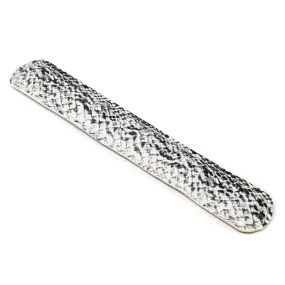 Snake Skin Wrap Bracelet Black/White