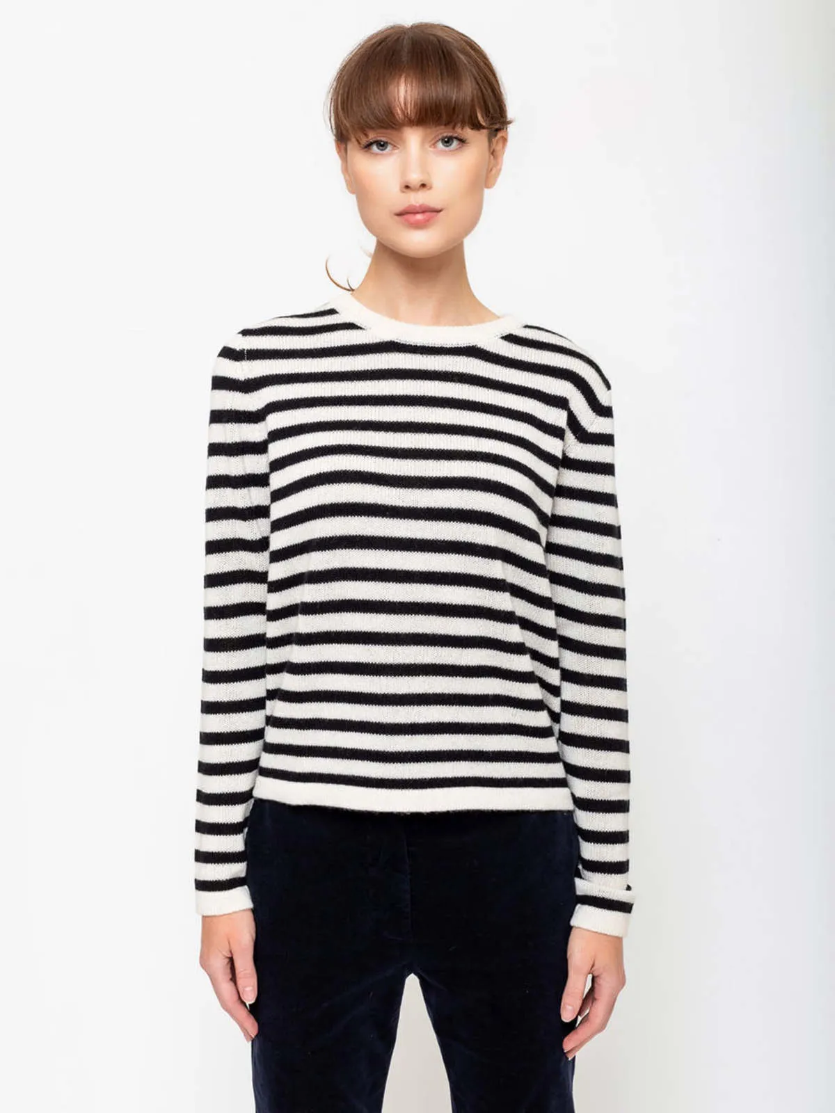 Stripe Sweater - Alabaster/Black