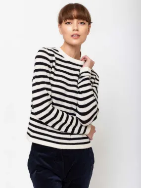 Stripe Sweater - Alabaster/Black