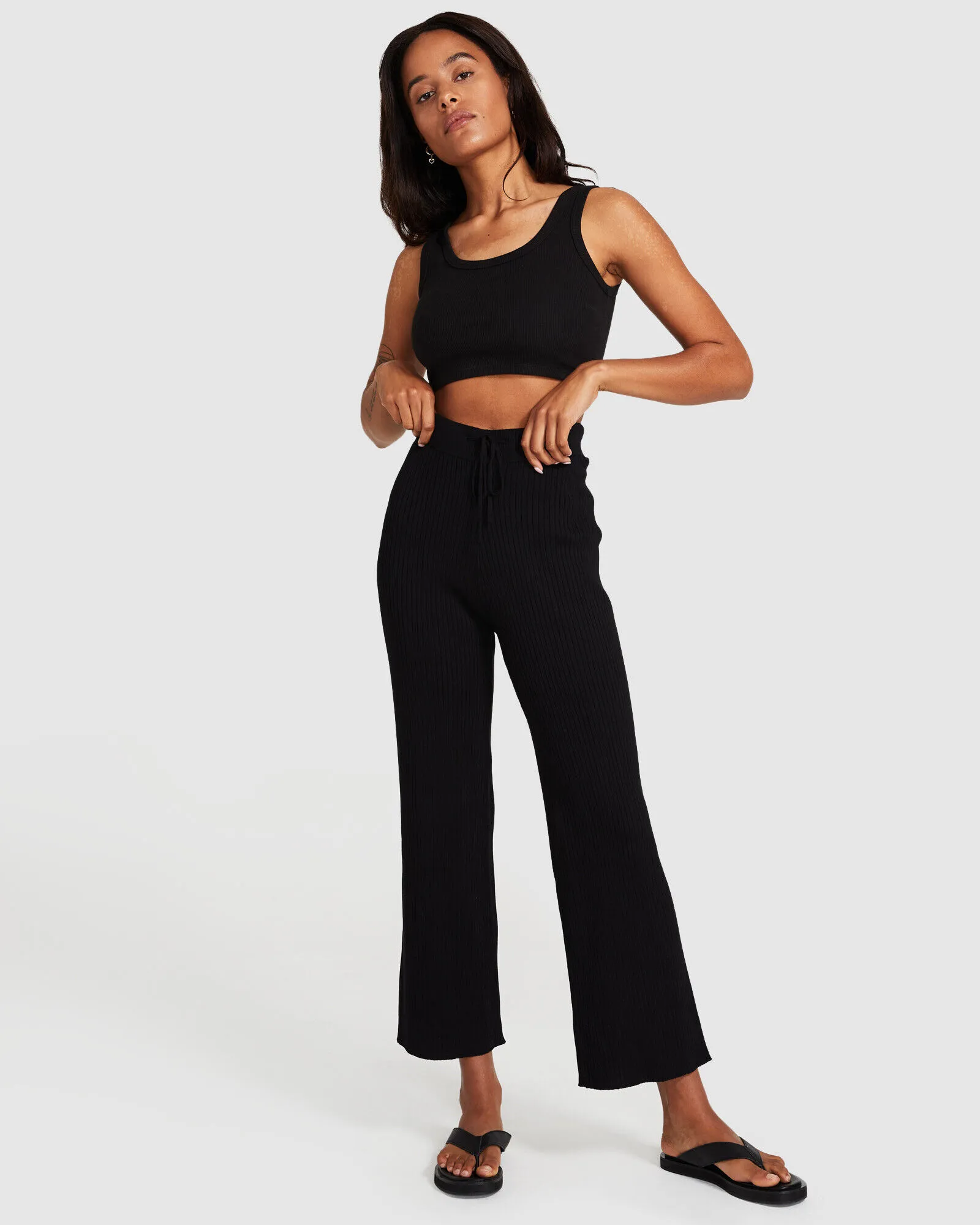 Subtitled Lucy Culottes Black