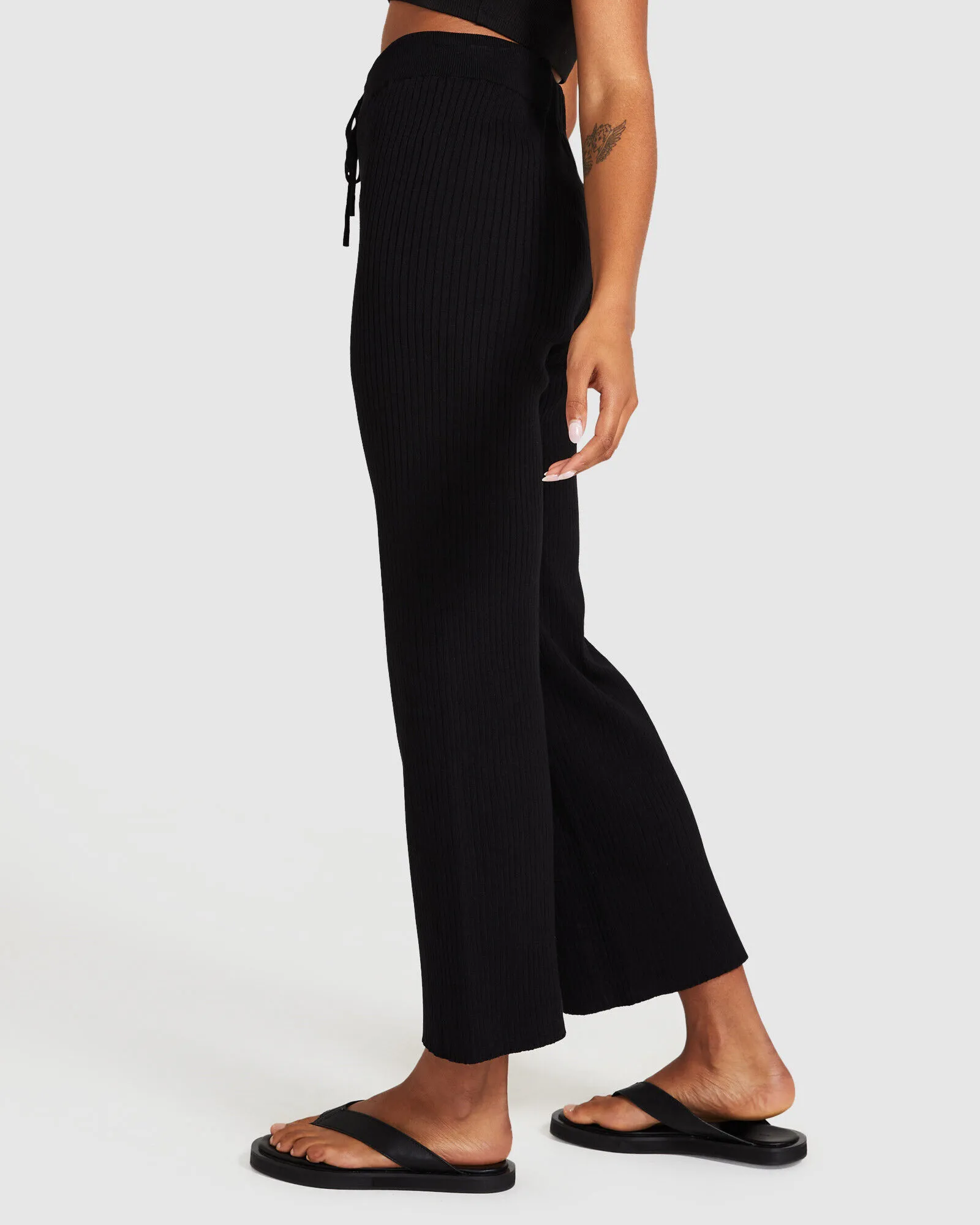 Subtitled Lucy Culottes Black