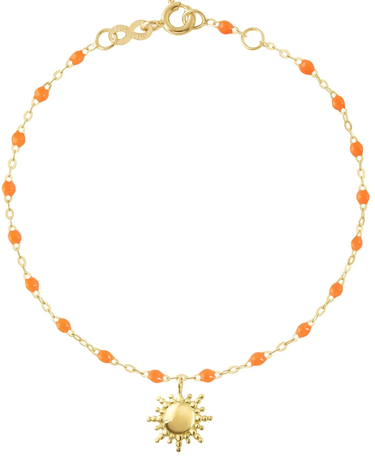 Sun Classic Gigi Orange Bracelet - Yellow Gold 6.7