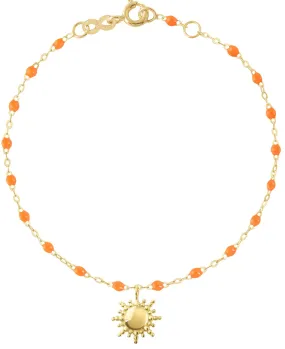 Sun Classic Gigi Orange Bracelet - Yellow Gold 6.7