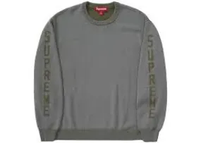 Supreme Reflective Sweater Olive