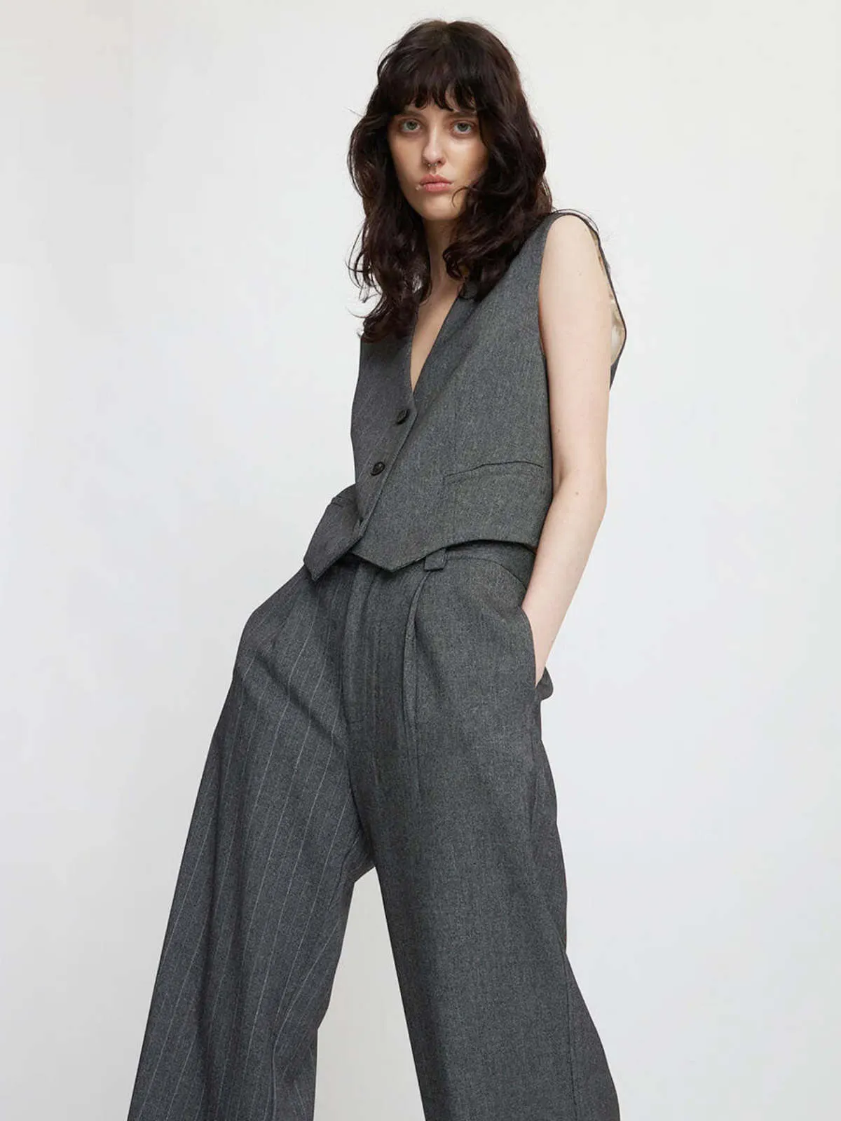 Tailored Pants - Charcoal