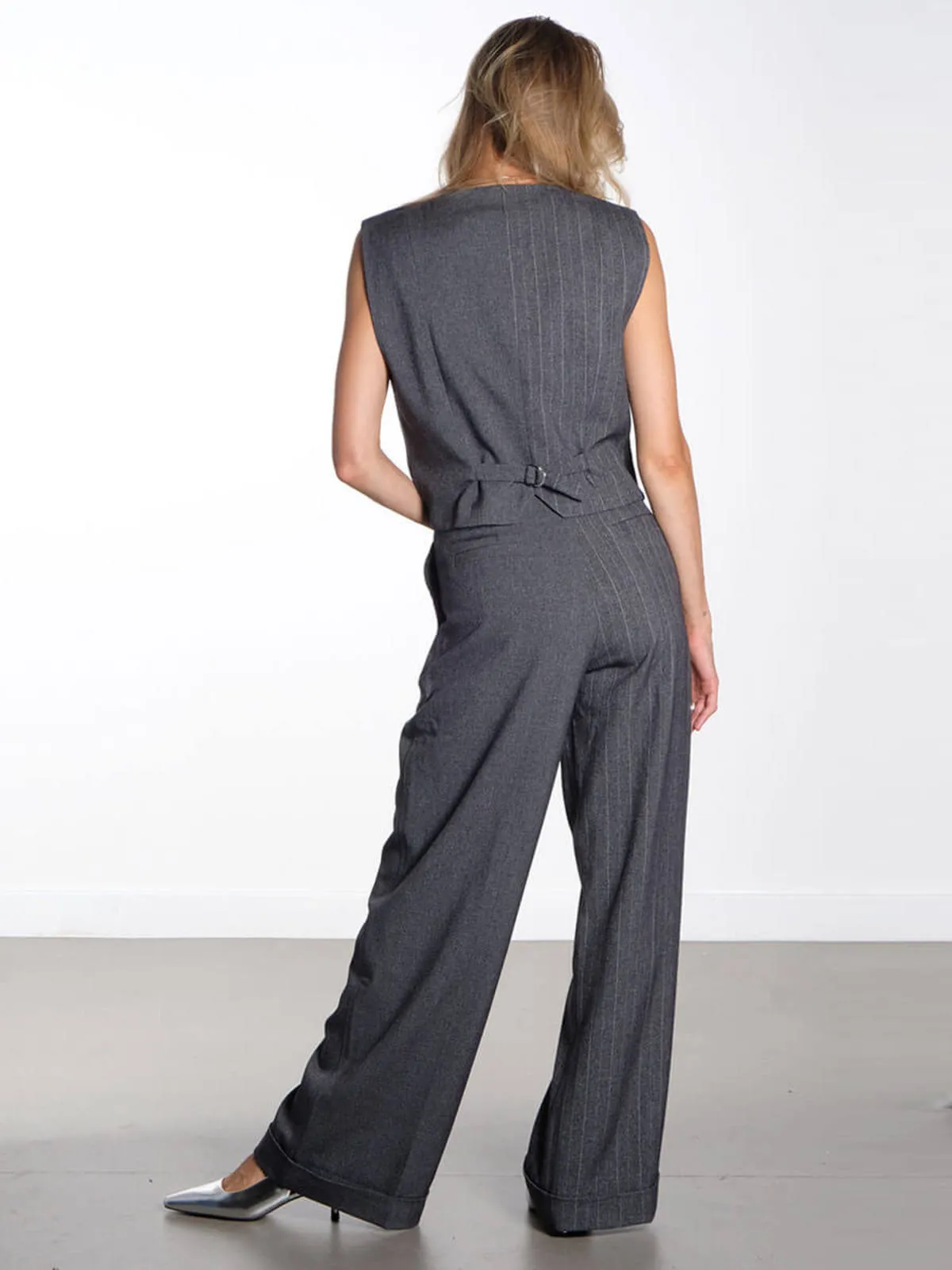 Tailored Pants - Charcoal