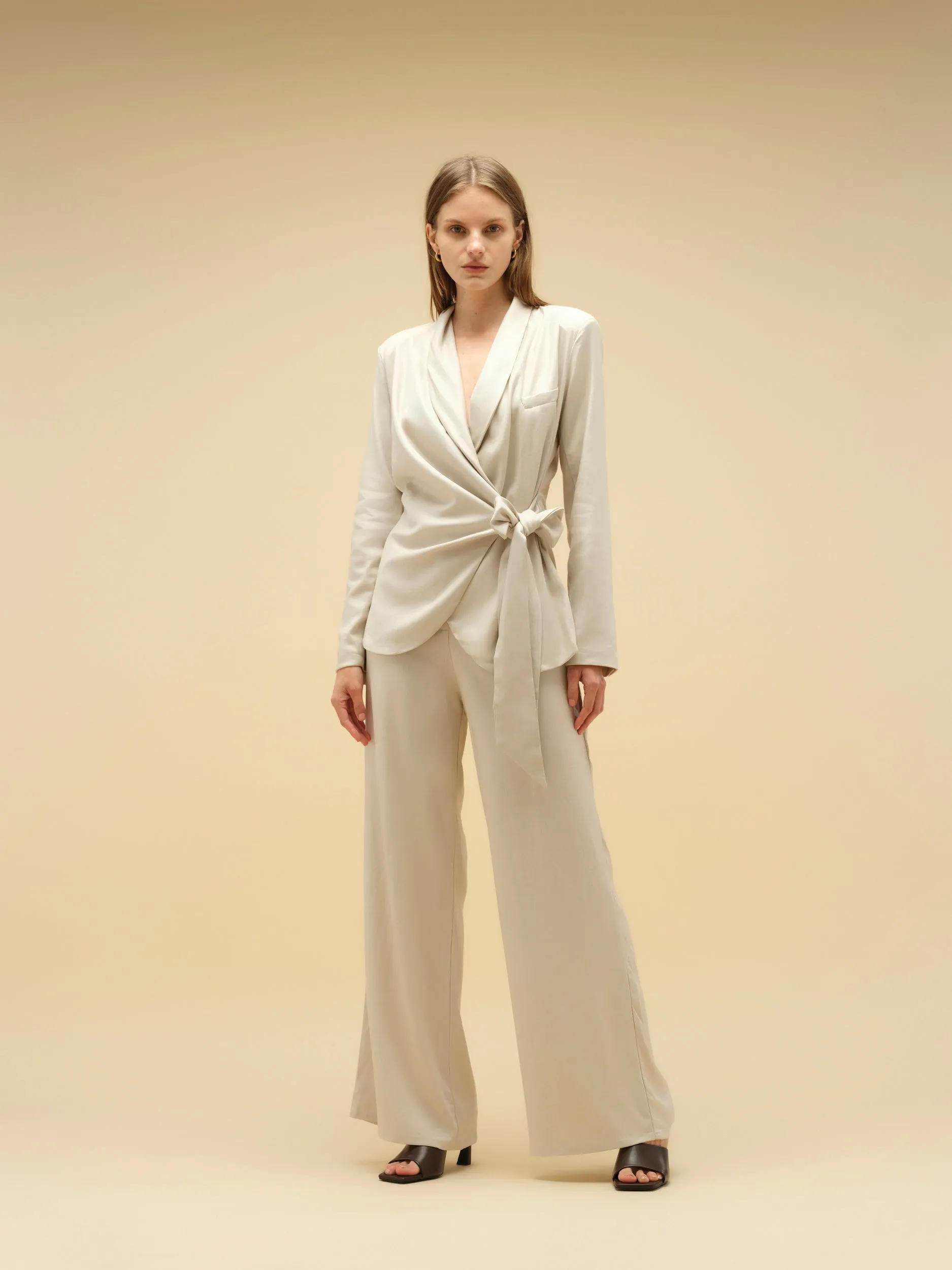 Tailored pants Linen