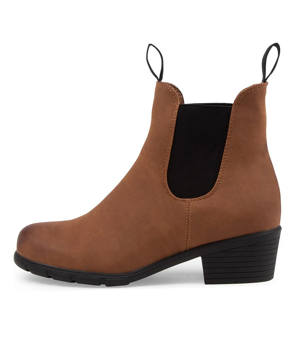 THERAPY Harmony Tan Ankle Boots