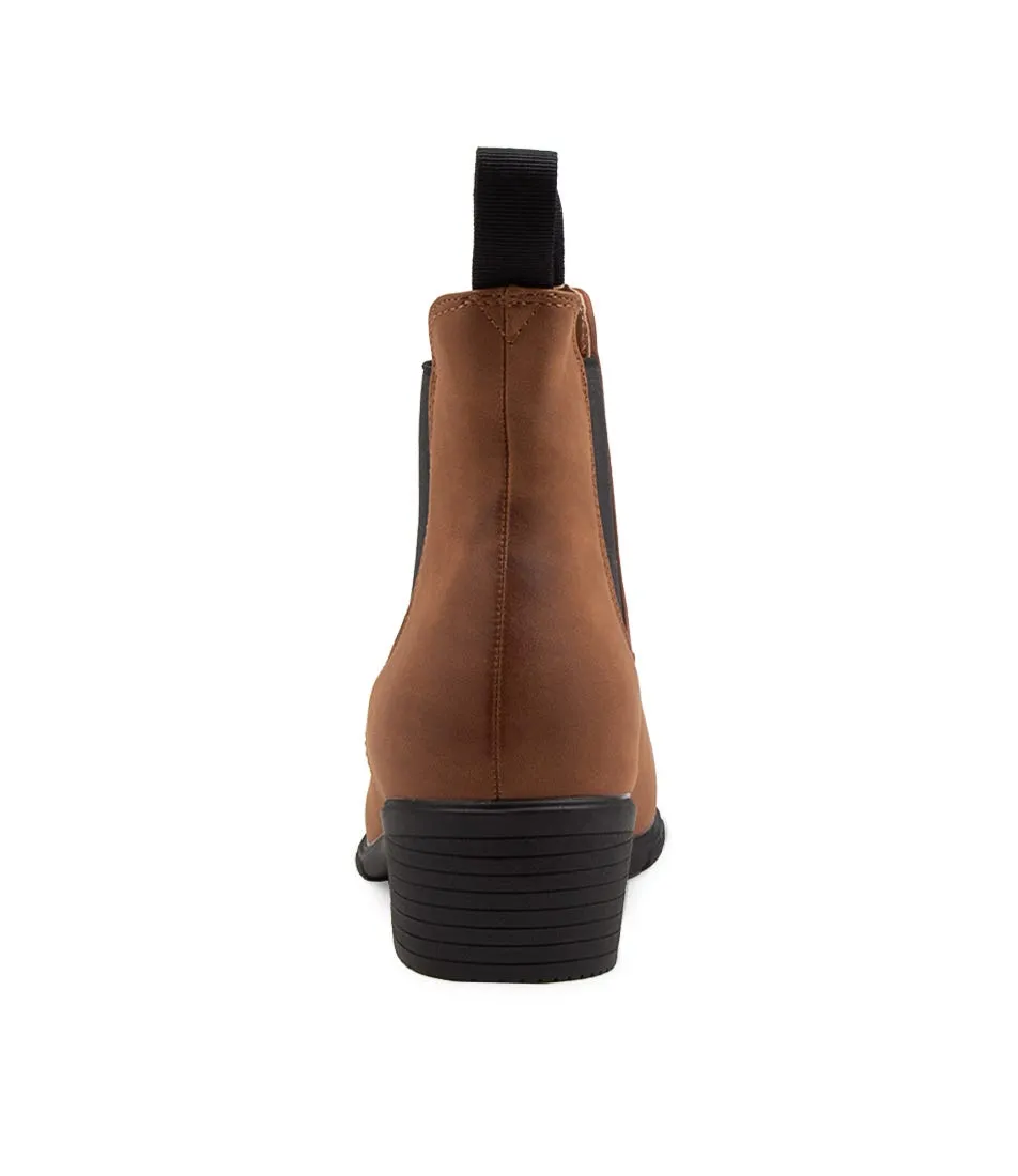 THERAPY Harmony Tan Ankle Boots