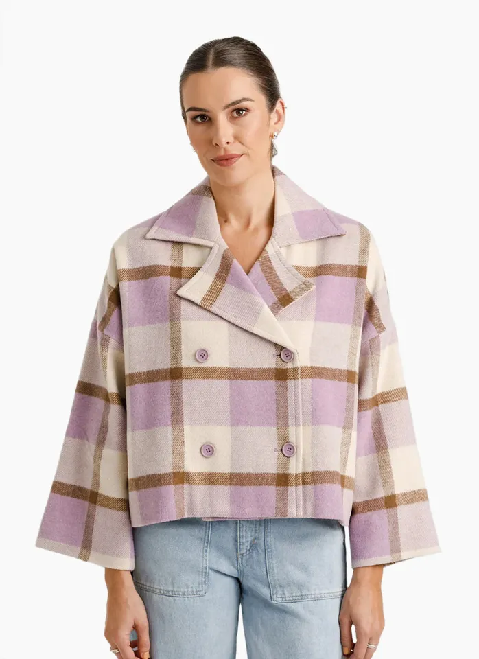 Thing Thing Pixie coat - Earthy Lilac