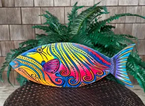 Trigger Fish Wood Wall Art