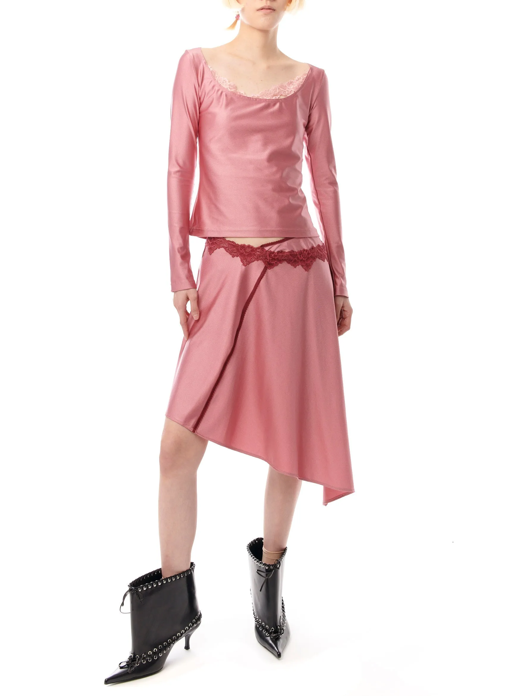 Vaillant Blush Asymmetric Skirt