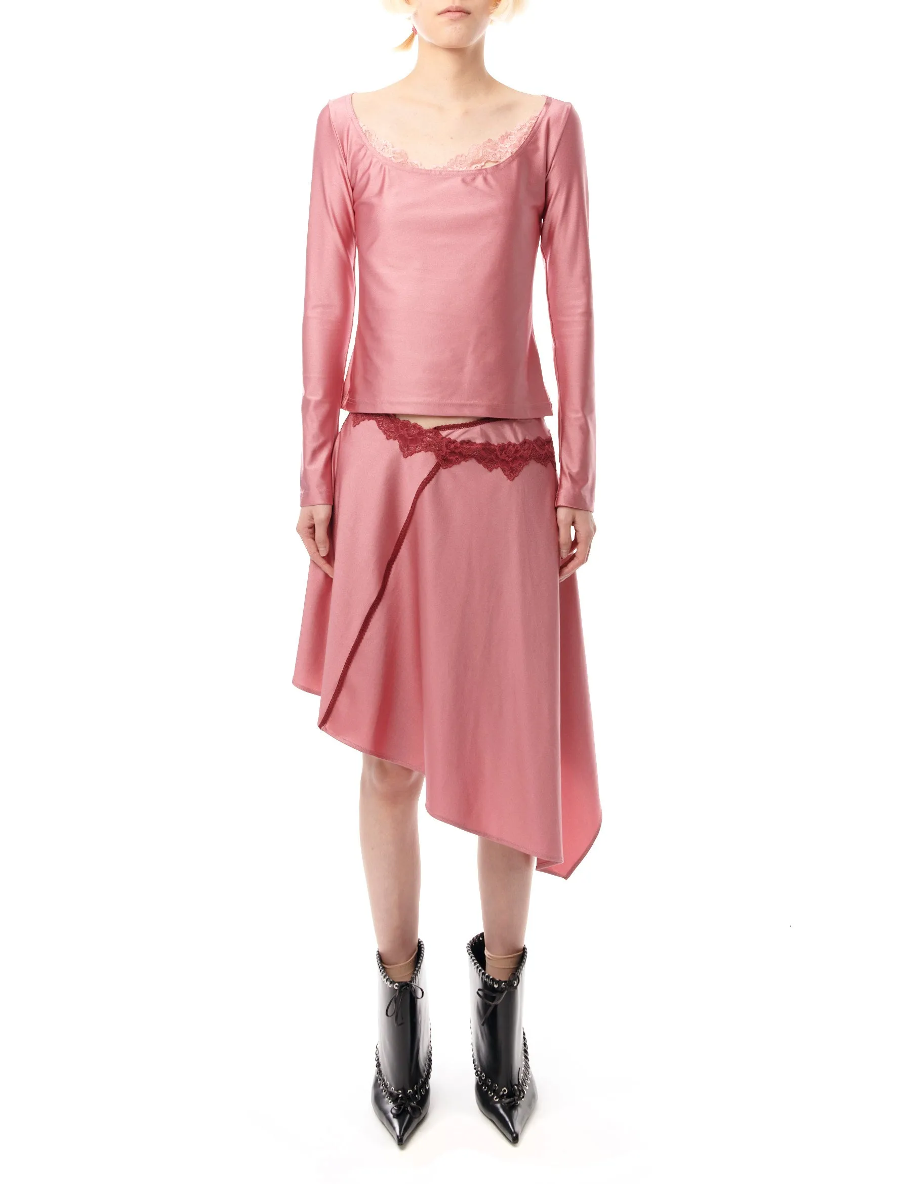 Vaillant Blush Asymmetric Skirt