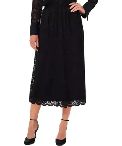 Vince Camuto Women's Lace Midi Skirt