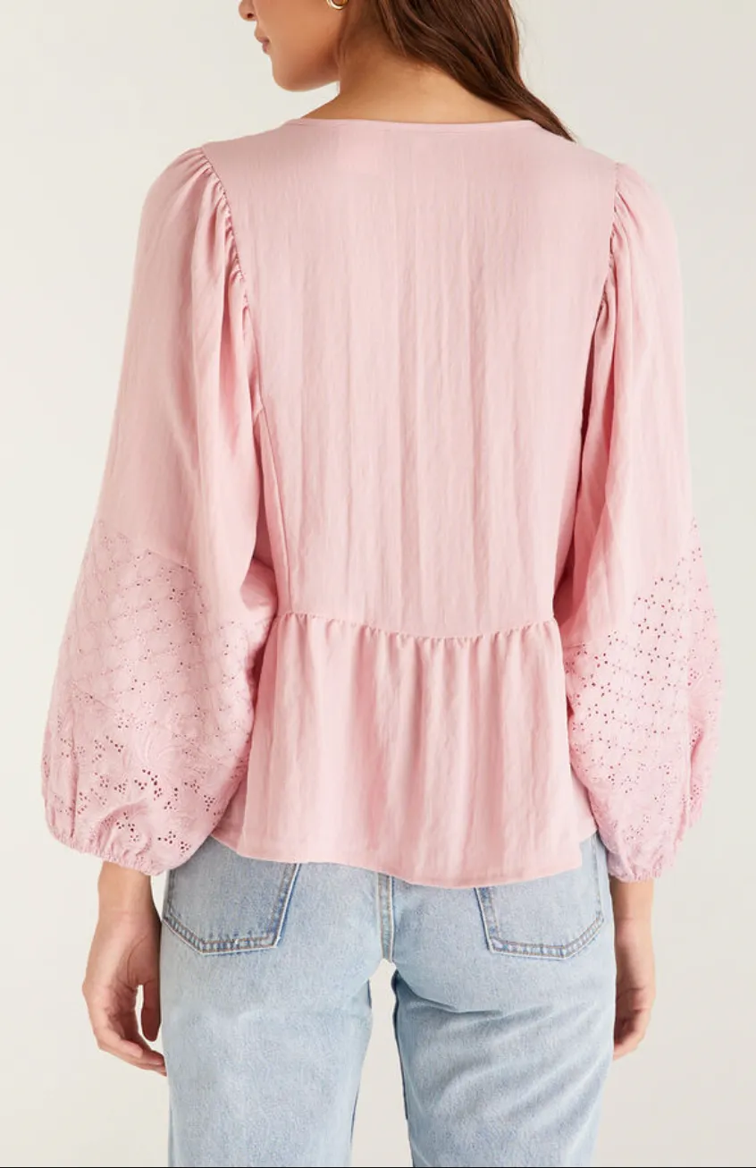 Z SUPPLY CELESTE EYELET TOP